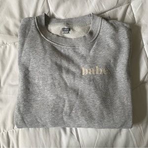 Grey aerie crewneck